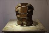 A leather corset that belonged to late Mexican artist Frida Kahlo is displayed at the Frida Kahlo museum in Mexico City